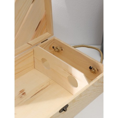 Box for storing the wine "Muscade", 35 × 20 cm, 2 bottles-4