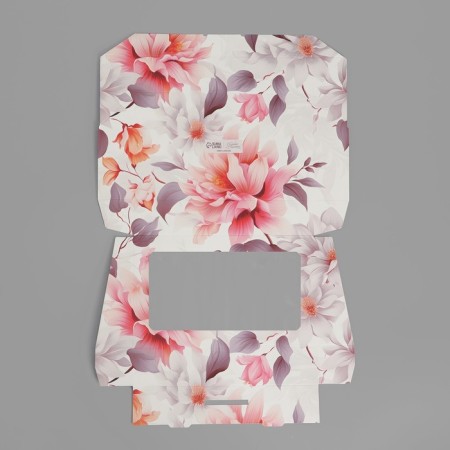 Confectionery packaging, a box with lamination "Flowers for you", 20 x 12 x 4 cm-3