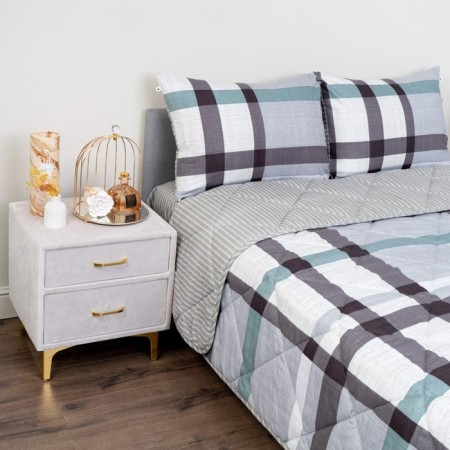 A set with a blanket 1.5 joint venture "Massimo", size 180x230 cm, 150x220 cm, 50x70 cm-1