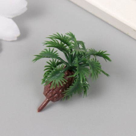 Decor for creating miniatures (trees) "Palma Cicas" 4.5 cm-2