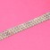 Rhound rhinestones, with holography, d = 2 mm, width - 7 mm, 4.5 ± 0.5 m, silver color