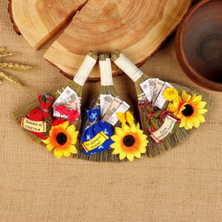 Amulet - magnet "Venik", 20 cm, mix-3