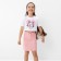 Denim skirt KAFTAN p. 34 (122-128 cm), pink