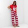 PAZHAMA New Year's Women's KAFTAN "Bear", red color, size 48-50