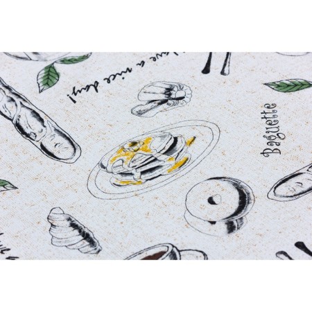 MEIWA tablecloth, 122 x 152 cm, roll 10 pcs, white/beige color-4