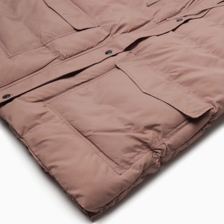Warmed female vest, brown color, size 56-2
