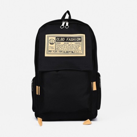 Set of backpacks on lightning from textiles, chover, bag, pencil case, black color-1