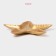 Fruit dish Dolyana "Sea Star", 33 × 33 cm, gold