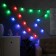Smart garland “thread” 6 m with nozzles “cones”, IP20, dark thread, 20 LED, glow RGB, USB