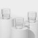 Set of glass glasses Hill, 300 ml, 3 pcs