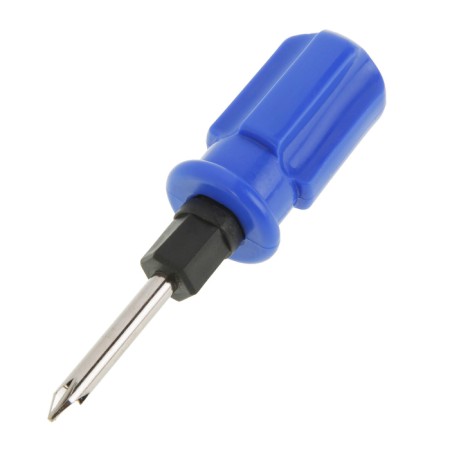 Combined screwdriver 2 in 1 "Service key", SL6 x 38 mm, plastic handle