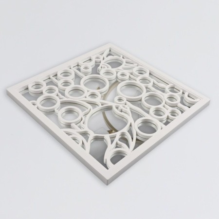 Wall mirror "fish", mirror surface 34.5 × 34.5 cm, white color-2