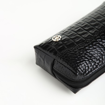 Lightning cosmetic bag, Textura, black color-5