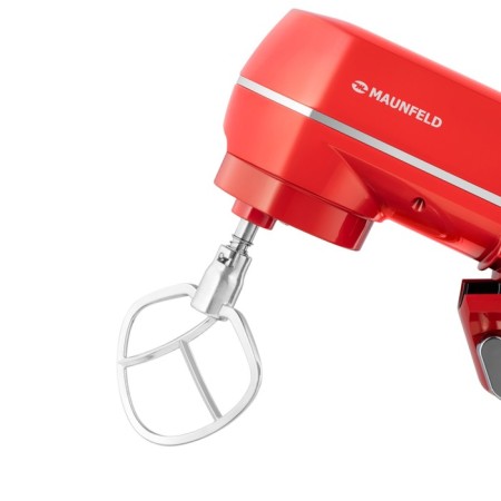 Mixer Maunfeld MF-423R, Planetarny, 1800 W, 6.5 L, 10 speeds, red-4