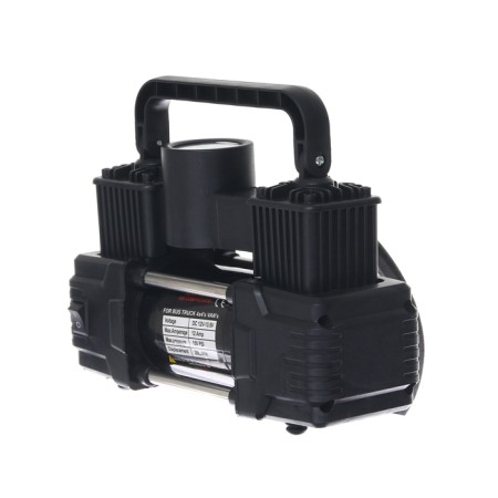 Car compressor Dvidrashneva, 12V, lantern, 25 l/min, bag, black-7