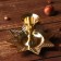 Climb "leaf" per 1 candle, brass 9.5x9.5x6 cm