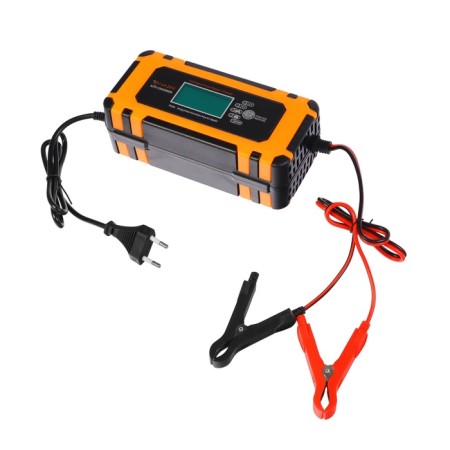 Charger of the battery 12-24 V, 6 A, automatic, 220 V, 180 watts, wires 60 cm
