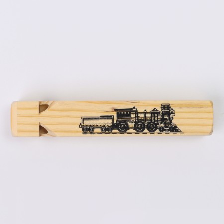 Wooden whistle "Train" 19x3.3x3.3 cm-2