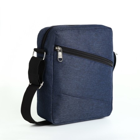 Male bag, blue color-1