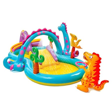Game Center "Dinosaur", with a sprayer, 302 x 229 x 112 cm, from 2 years, 57135np intex-2