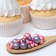 Sprinking confectionery "pearls" of rice grain in color glaze, red, raspberry, sirens, 1.5 kg