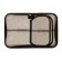 Penal 3 sections, tab inside, 140 x 210 x 40 mm, fabric, calligrata top block "sneakers"