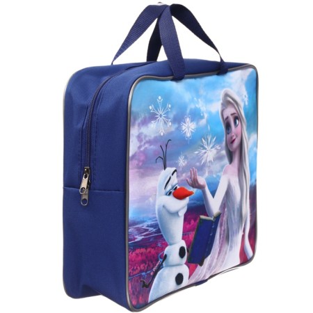 Folder with A4 handles, 35x27x10 cm, textiles, cold heart-2