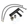 Zein Z3693 sink mixer, spout 10 cm high, ABS plastic, black
