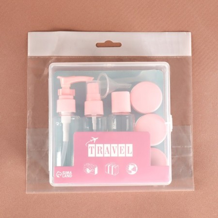 Set for storage, in case, 8 objects, transparent color/mix-10