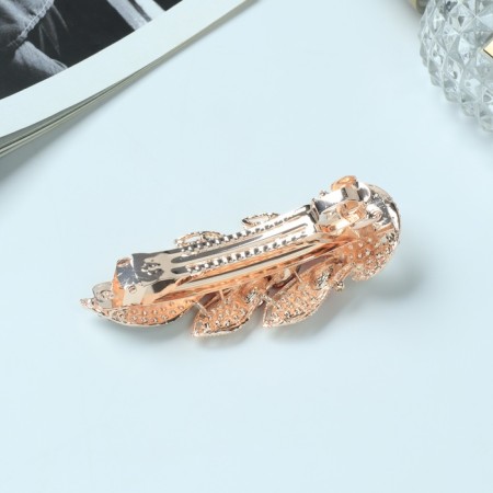 Halfish hair clip "Aelita" bird, 8.5 cm-1