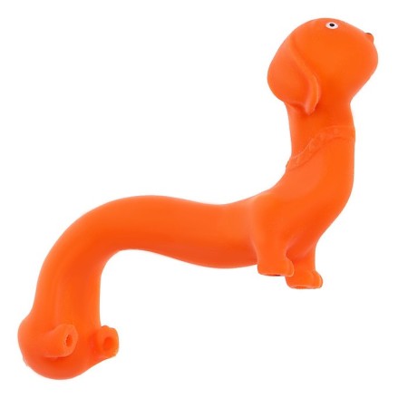Mick anti -stress pulling "Dachshund", with sand, Mix color, in showbox-4