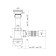 Siphon for washing "Ani Plast" C0110, 1 1/2 "x 40 mm, with a corrugated pipe 40 x 50 mm