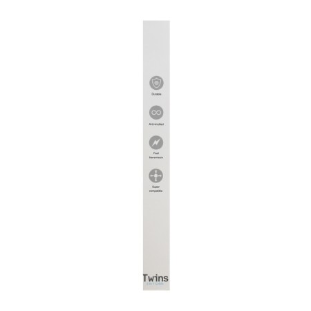 Cable 2 in 1, Type-C-Type-C/Lightning, 60 W, 3 A, braid fabric, 1 meter, red-4