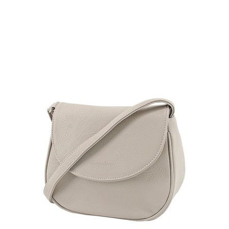 Messenger bag, valve department, light gray color 18x24x10cm
