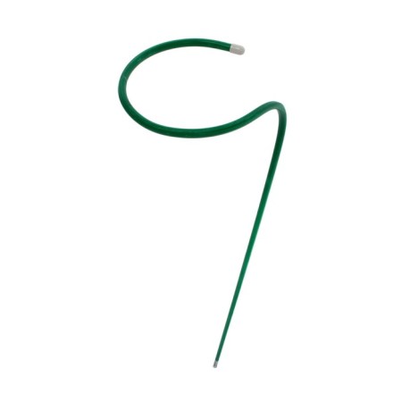 Builder for flowers, d = 20 cm, h = 120 cm, leg d = 1 cm, metal, green