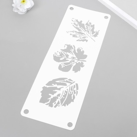 Stencil-Borde "Leaves" 11x32 cm-1