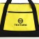 Sports bag, textura, average size, black color/lemon