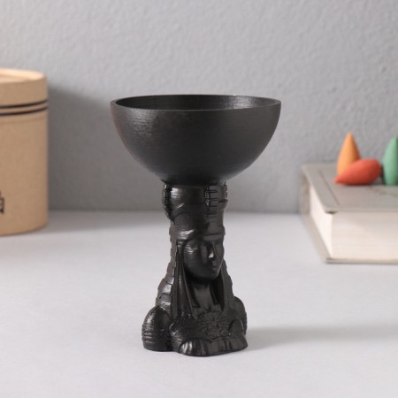Stand for incense "" Egyptian "height 10cm, diameter 7cm black-2