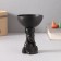 Stand for incense "" Egyptian "height 10cm, diameter 7cm black