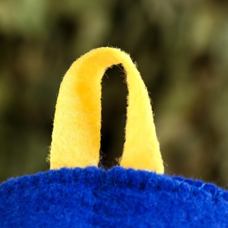 Bath cap with an applique "playful seal"-3