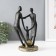 Polystone souvenir "Strength in unity" Black 12x17.5x26.5 cm