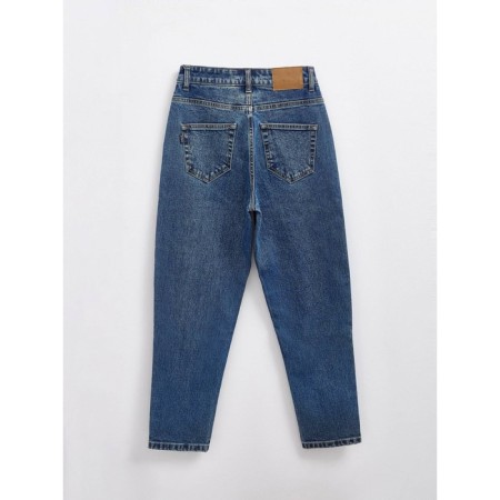 Women's jeans with a high landing CONTE ELEGANT BALLOON, size M, color MID BLUE-4