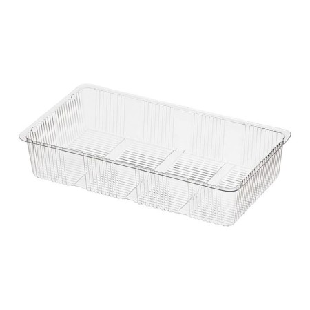 KS-4 container, rectangular, transparent, size 22.75 x 12.55 x 4.3 cm, volume of 1 liter