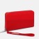 Women's wallet with lightning, red color