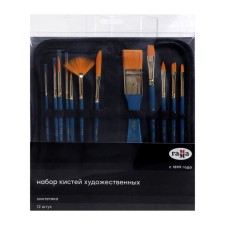 A set of brushes in the fabric penetration of synthetics 12 pieces 