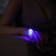 Light accessory "Blue Ring", 3x2.2 cm, AG13X3 batteries (included), RGB glow