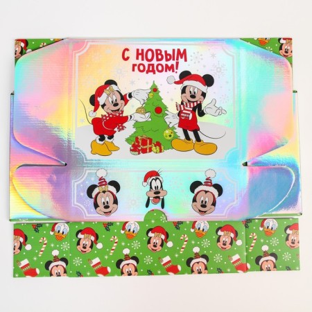 Gift box "New Year" 31x22x9.5 cm, Mickey Mouse-3