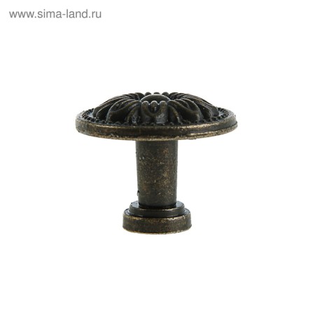 Handle button tundra Vintage 004, bronze color, 8 pcs TMP-1