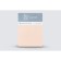 Ecoteus elastic band “Monospace”, satin, size 160x200x23 cm, powder color