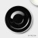 Coffee steam porcelain Magistro Coffee Time, 2 objects: a cup 200 ml, a saucer d = 14.5 cm, black color is black